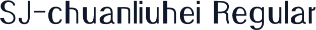 SJ-chuanliuhei Regular
