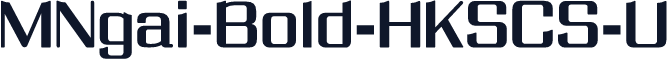 MNgai-Bold-HKSCS-U