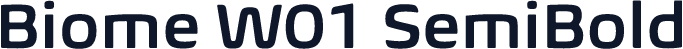 Biome W01 SemiBold