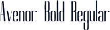 Avenor Bold Regular