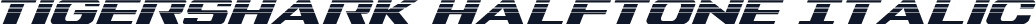 Tigershark Halftone Italic