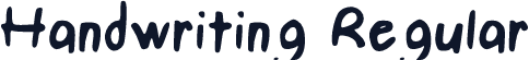 Handwriting Regular
