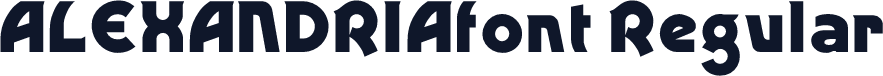 ALEXANDRIAfont Regular