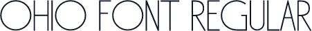 Ohio Font Regular