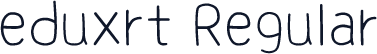 eduxrt Regular