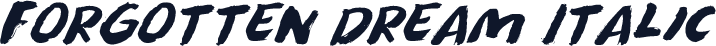 Forgotten Dream Italic