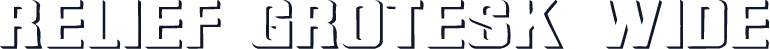 Relief Grotesk Wide