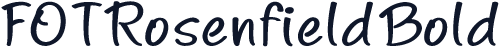 FOTRosenfieldBold