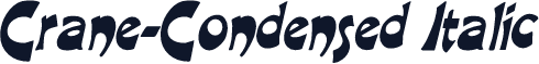 Crane-Condensed Italic