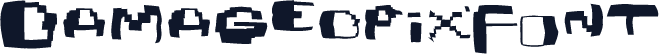 Damagedpixfont