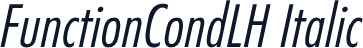 FunctionCondLH Italic