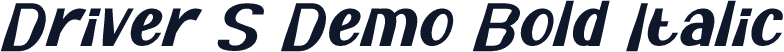 Driver S Demo Bold Italic