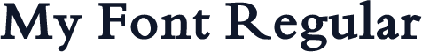 My Font Regular