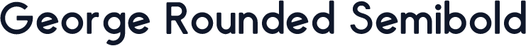 George Rounded Semibold