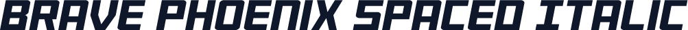 Brave Phoenix Spaced Italic