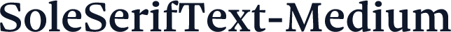 SoleSerifText-Medium