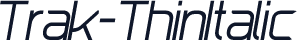 Trak-ThinItalic
