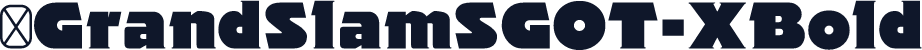 ☞GrandSlamSGOT-XBold