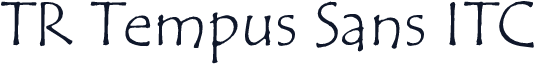 TR Tempus Sans ITC
