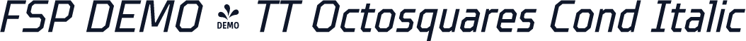 FSP DEMO - TT Octosquares Cond Italic