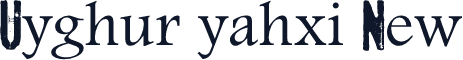 Uyghur yahxi New