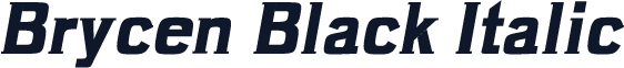 Brycen Black Italic