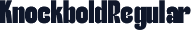 KnockboldRegular