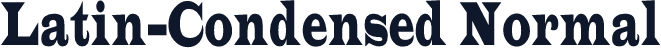 Latin-Condensed Normal