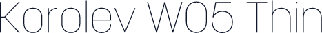 Korolev W05 Thin