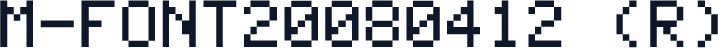 M-FONT20080412 (R)