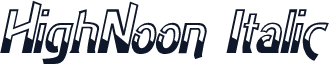 HighNoon Italic