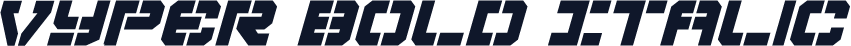 Vyper Bold Italic