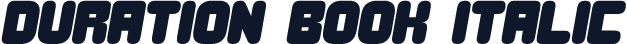 Duration Book Italic
