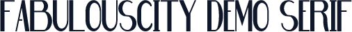 Fabulouscity Demo Serif