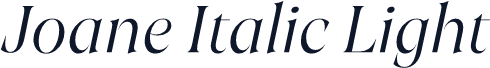 Joane Italic Light