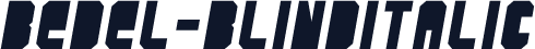 Bedel-BlindItalic