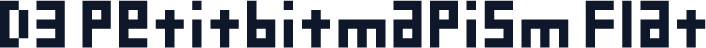 D3 Petitbitmapism Flat