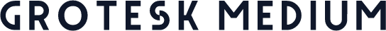 Grotesk Medium