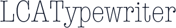 LCATypewriter