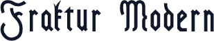 Fraktur Modern