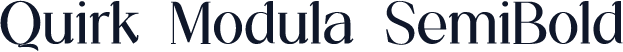 Quirk Modula SemiBold