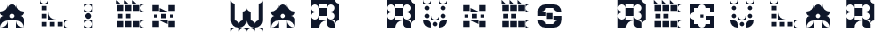 Alien War Runes Regular
