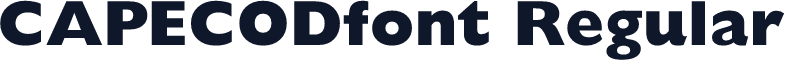 CAPECODfont Regular