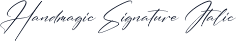 Handmagic Signature Italic
