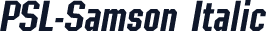 PSL-Samson Italic