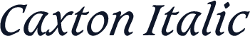 Caxton Italic