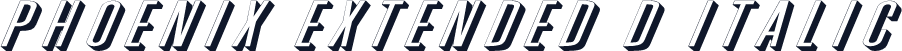 Phoenix Extended D Italic