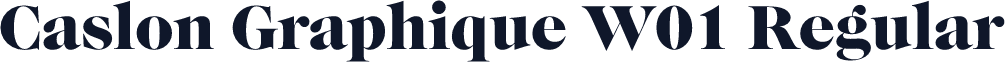 Caslon Graphique W01 Regular
