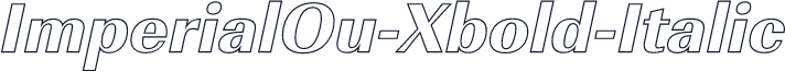 ImperialOu-Xbold-Italic