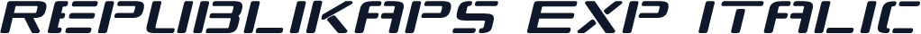 Republikaps Exp Italic